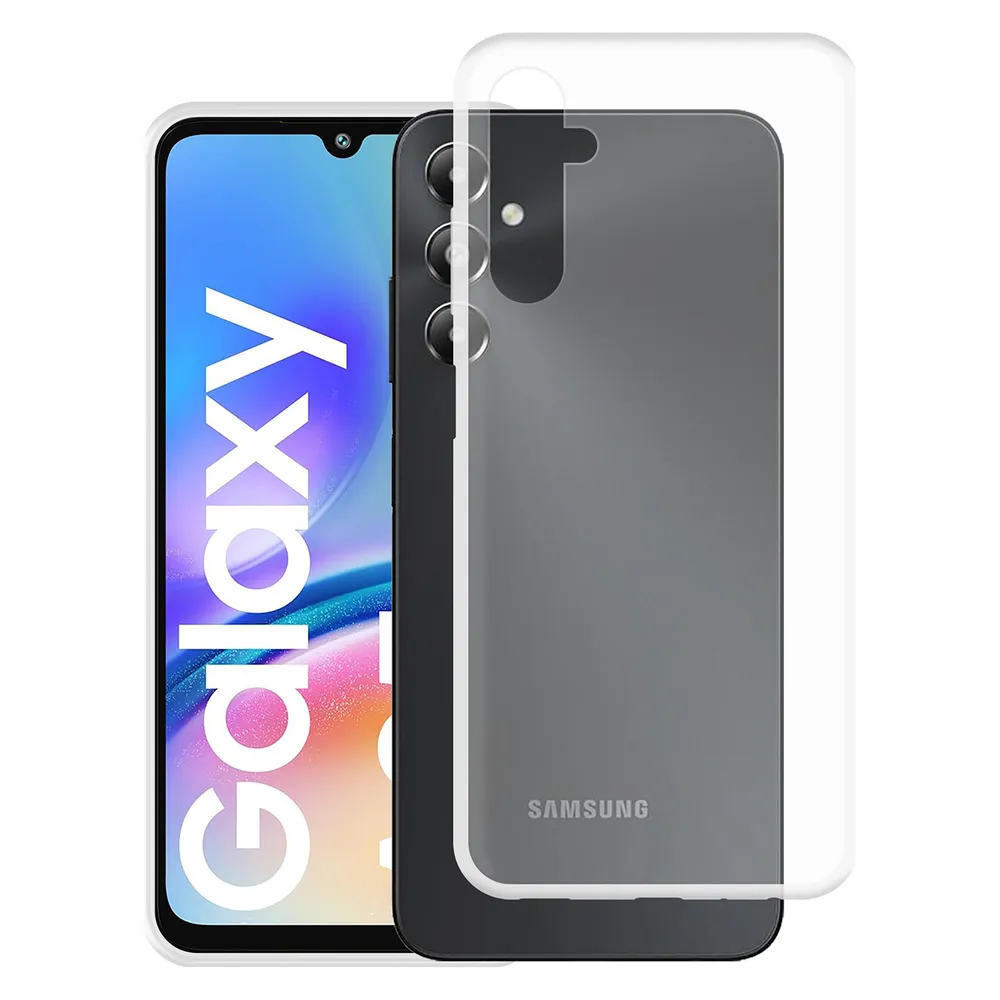 Cazy Silikon Hülle Kompatibel mit Samsung Galaxy A05s - Soft TPU Schutz - Transparant