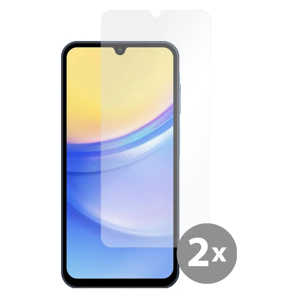 Cazy Schutzglass Kompatibel mit Samsung Galaxy A15 / A15 5G Tempered Glass Hülle Kompatibel - Transparant (Samsung Galaxy A15, Samsung Galaxy A15 5G)