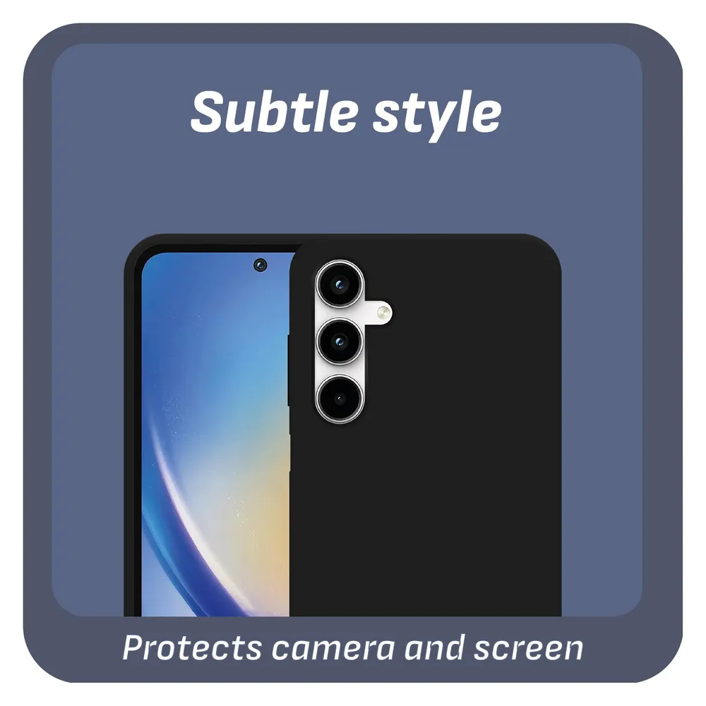 Cazy Silikon Hülle Kompatibel mit Samsung Galaxy A35 - Soft TPU Schutz - (Samsung Galaxy A35)