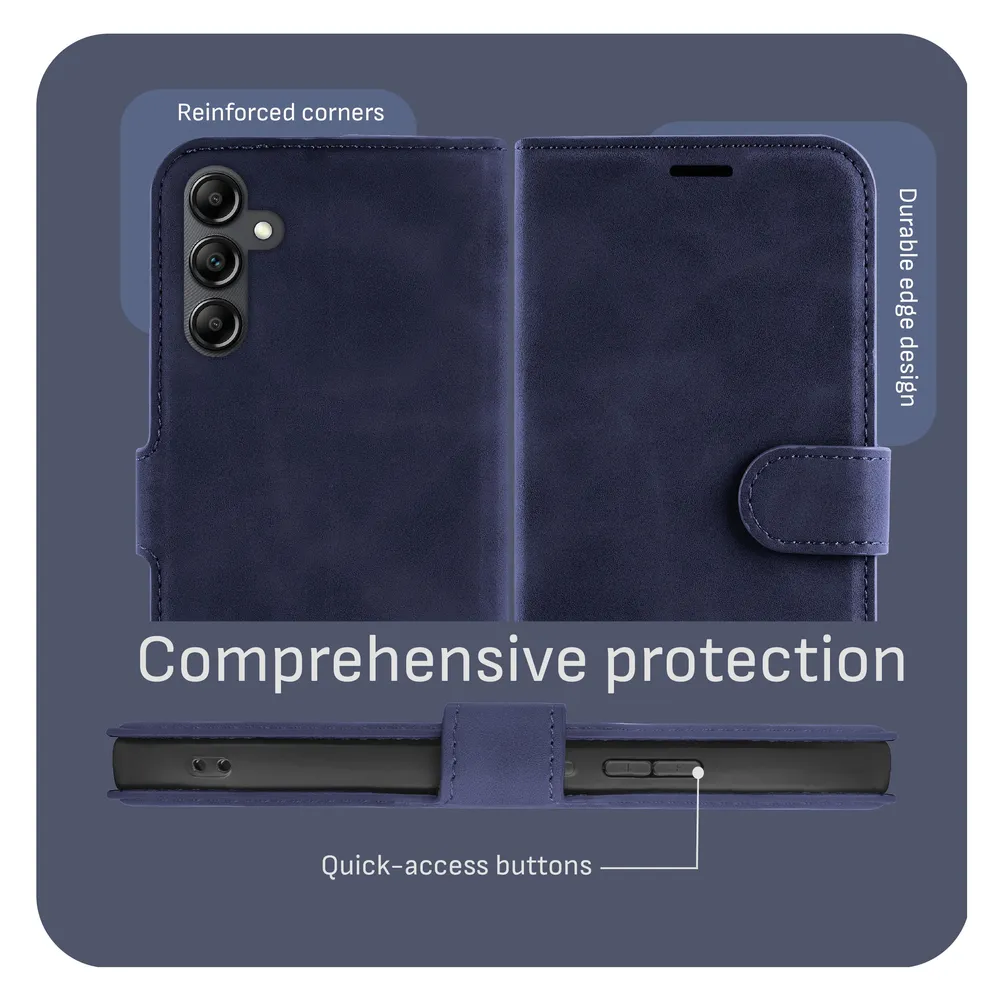 Cazy Premium-Geldbörsen-Etui für Samsung Galaxy A54, Magnetisches Geldbörsen-Etui, Kartenfächer, Ständer (Samsung Galaxy A54)