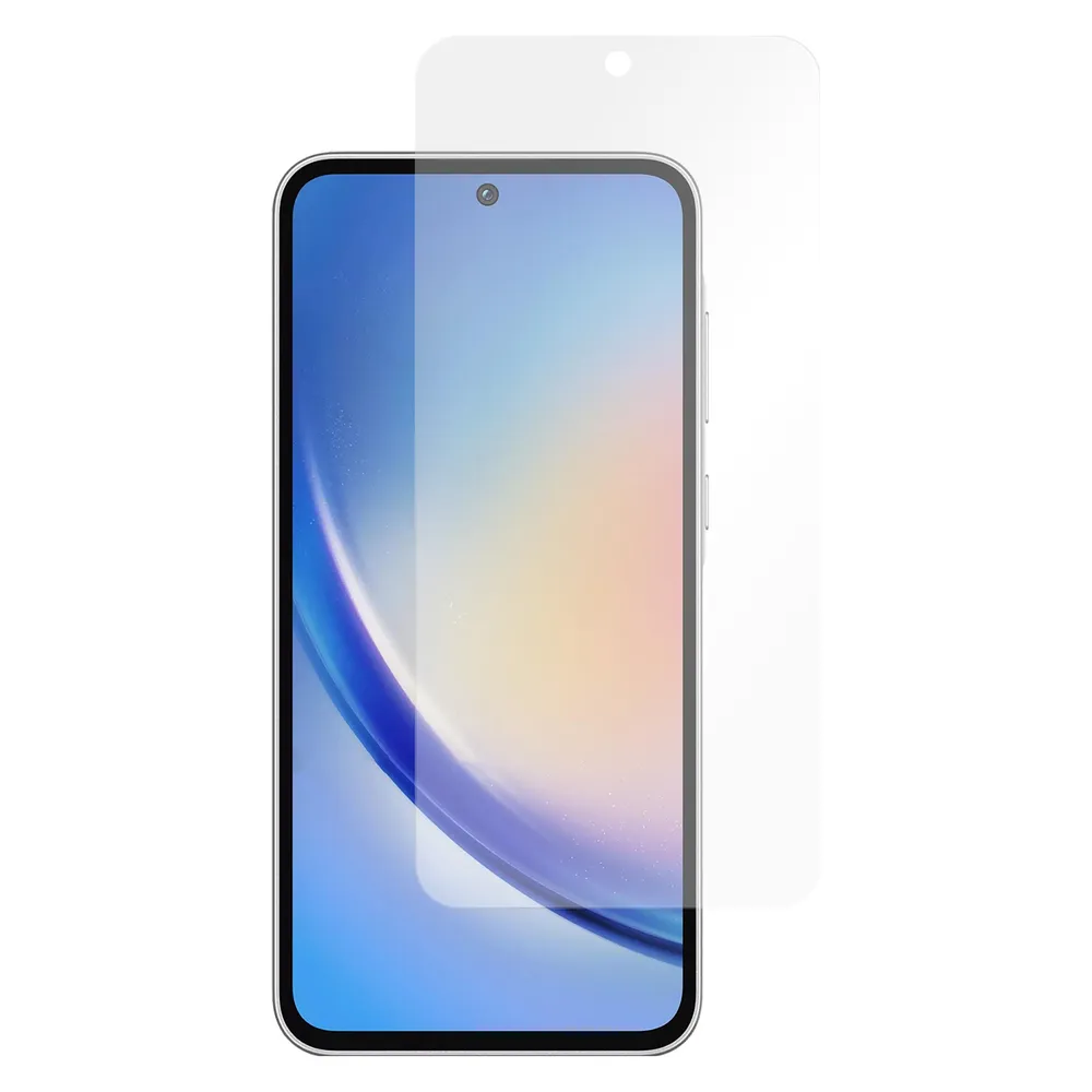 Cazy Schutzglass Kompatibel mit Samsung Galaxy A55 Tempered Glass Hülle Kompatibel - Transparant