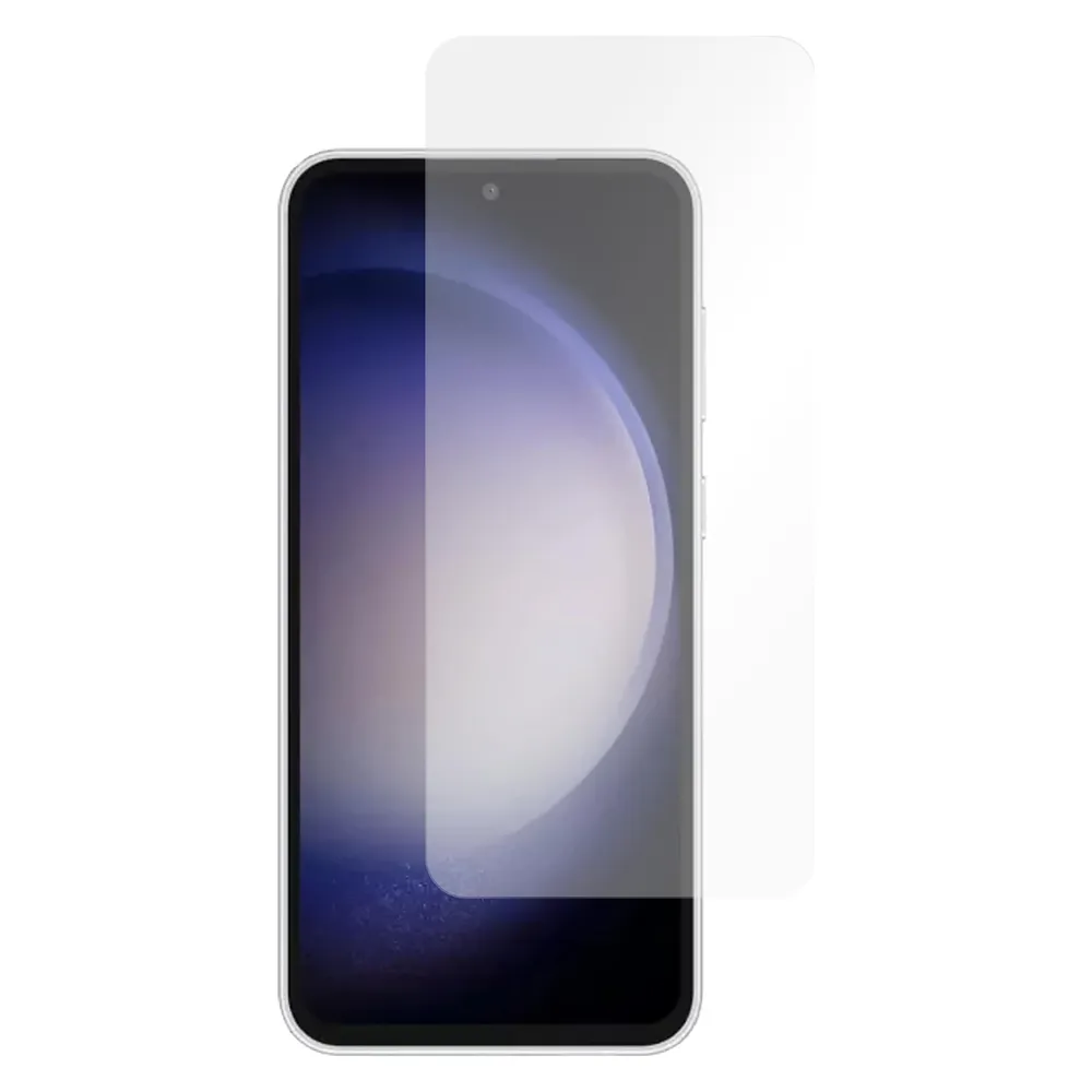 Cazy Schutzglass Kompatibel mit Samsung Galaxy S23 FE Tempered Glass Hülle Kompatibel - Transparant
