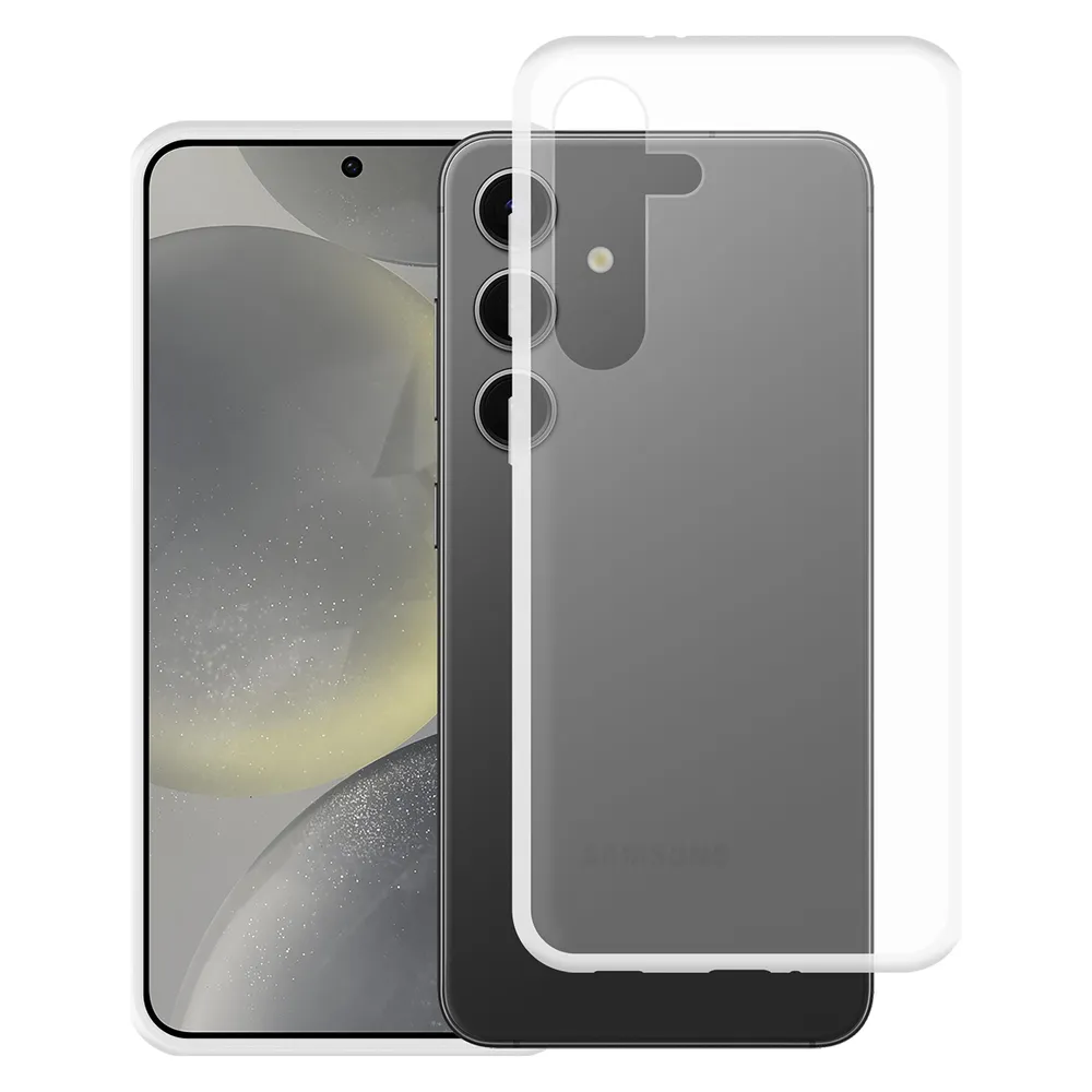 Cazy Silikon Hülle Kompatibel mit Samsung Galaxy S24 - Soft TPU Schutz - Transparant