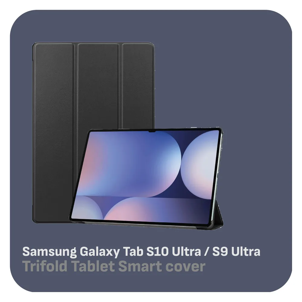 Cazy Premium Smart Hülle Kompatibel mit Samsung Galaxy Tab S9 Ultra - Schutz Etui Hülle - Automatischem (Samsung Galaxy Tab S10 Ultra, Samsung Galaxy Tab S9 Ultra)