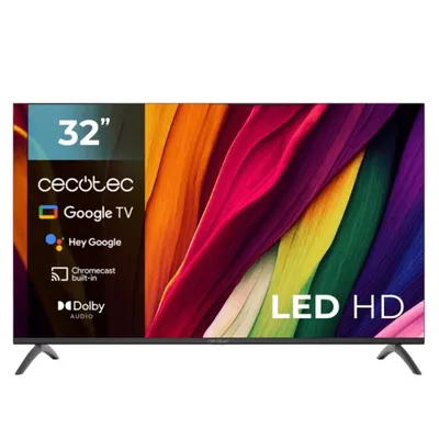 Cecotec LED ALH40032 32″ HD Google TV Dolby Audio HDR10 Bluetooth Rahmenlos