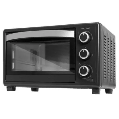 Minibackofen Cecotec Bake&Toast 2300 Black 23L 1500W Doppelglas Schwarz
