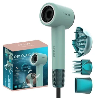 Ionen Föhn Cecotec DryNova 3en1 1600W 4 Temperaturstufen 2 Geschwindigkeiten Zubehör Mint