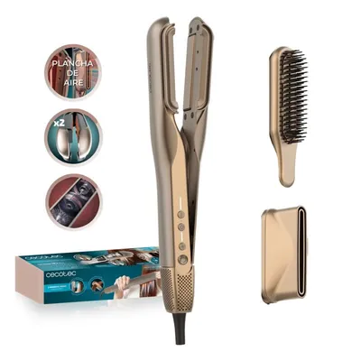 2-in-1 Profi-Glätteisen Cecotec Airlisse Forcedry Duo 1000W 4 Temperaturen 3 Modi Mit Zubehör