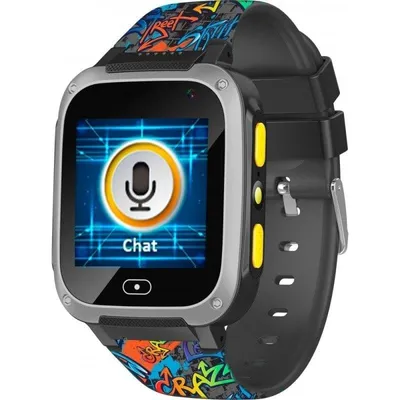 Cefa Toys Hola Watch Urban 2G 1.4" TFT Schwarz IP66 Kindersmartwatch SOS
