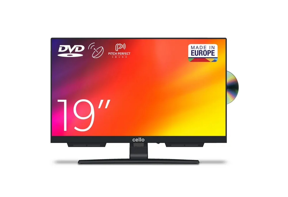 Cello C1924F LED-Fernseher (48 cm/19 Zoll, HD, Triple‑Tuner (DVB‑S/S2, DVB‑T/T2, DVB‑C/CI), USB‑Mediafunktion)