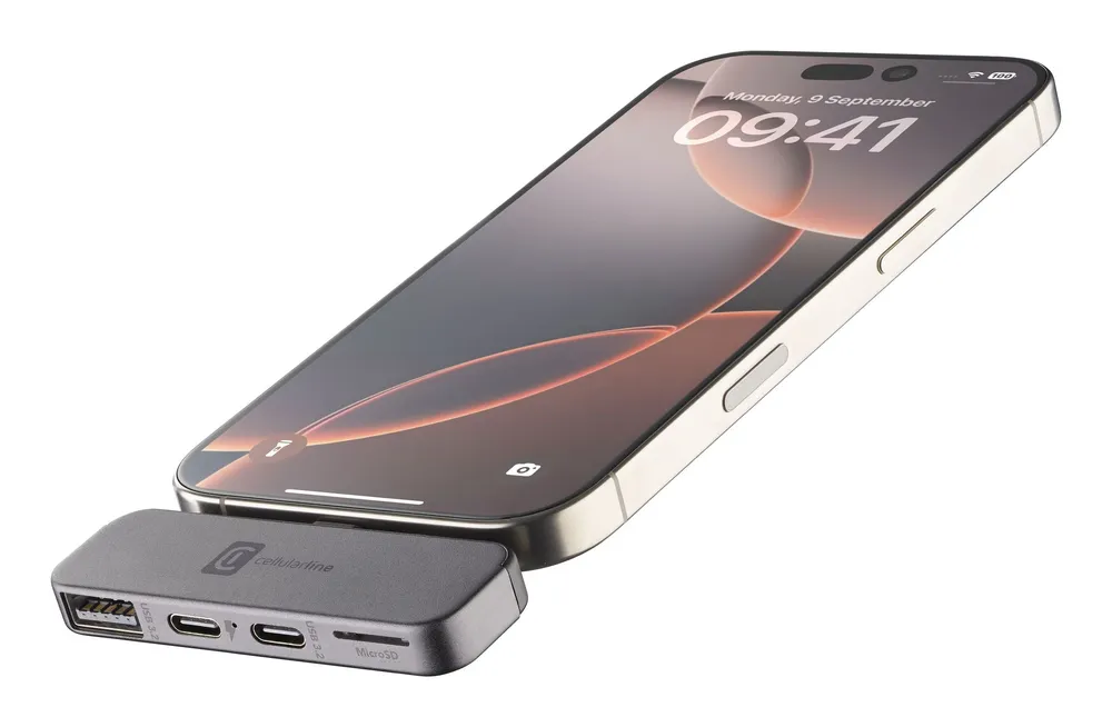4 Port SMARTPHONE HUB Black
