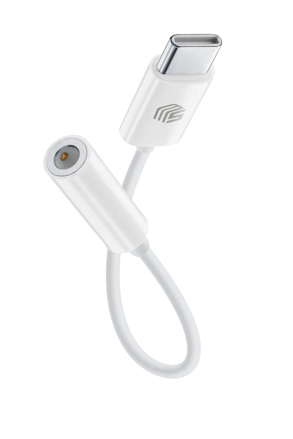 Audio Adapter Kabel Typ-C zu 3,5mm Klinkenanschluss White (60743)
