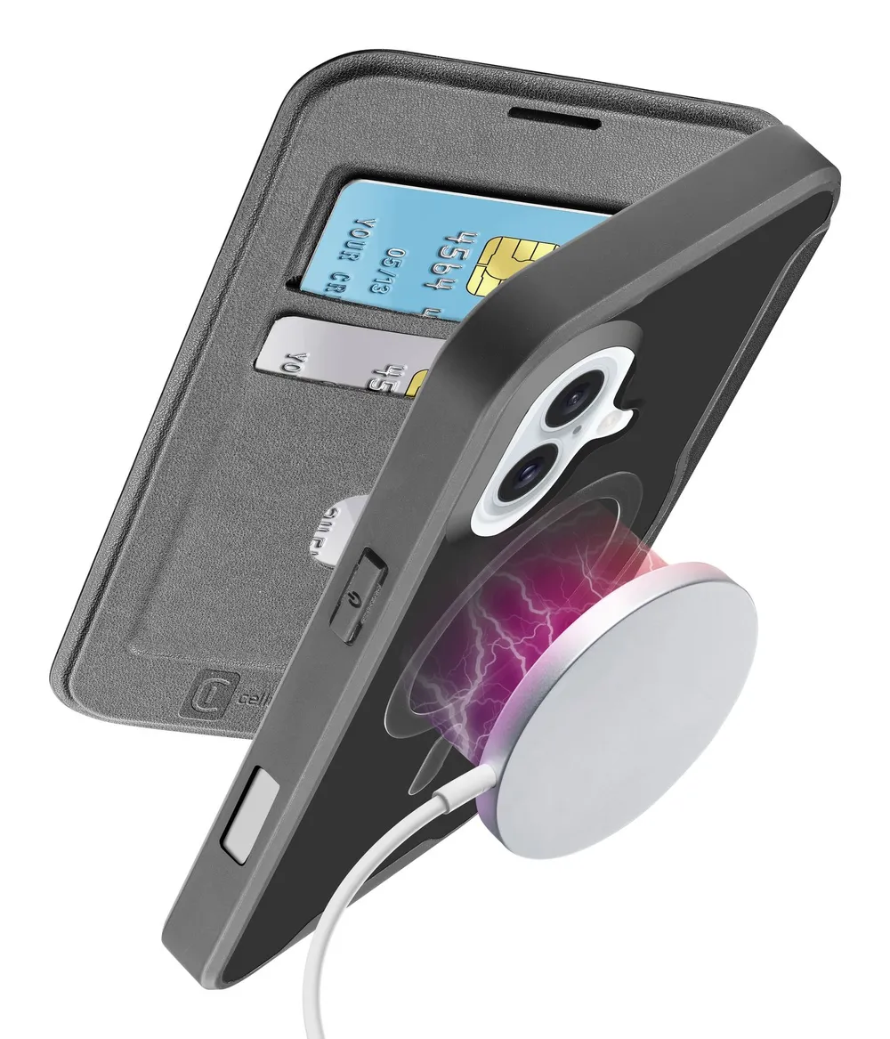 Book Case Daily MAG für Apple iPhone 16 Black (60887)