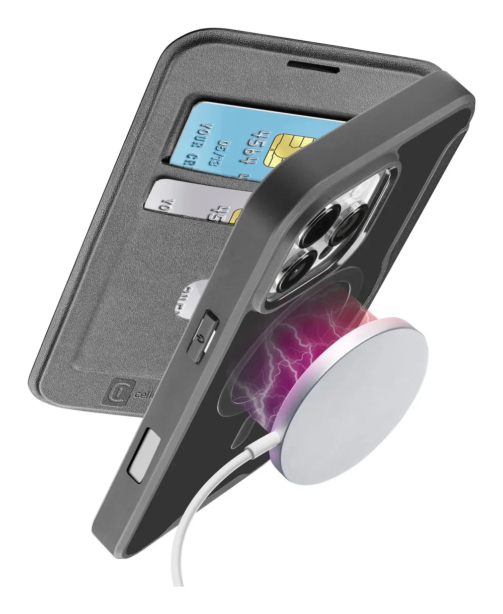 Book Case Daily MAG für Apple iPhone 16 Pro Black (60888)