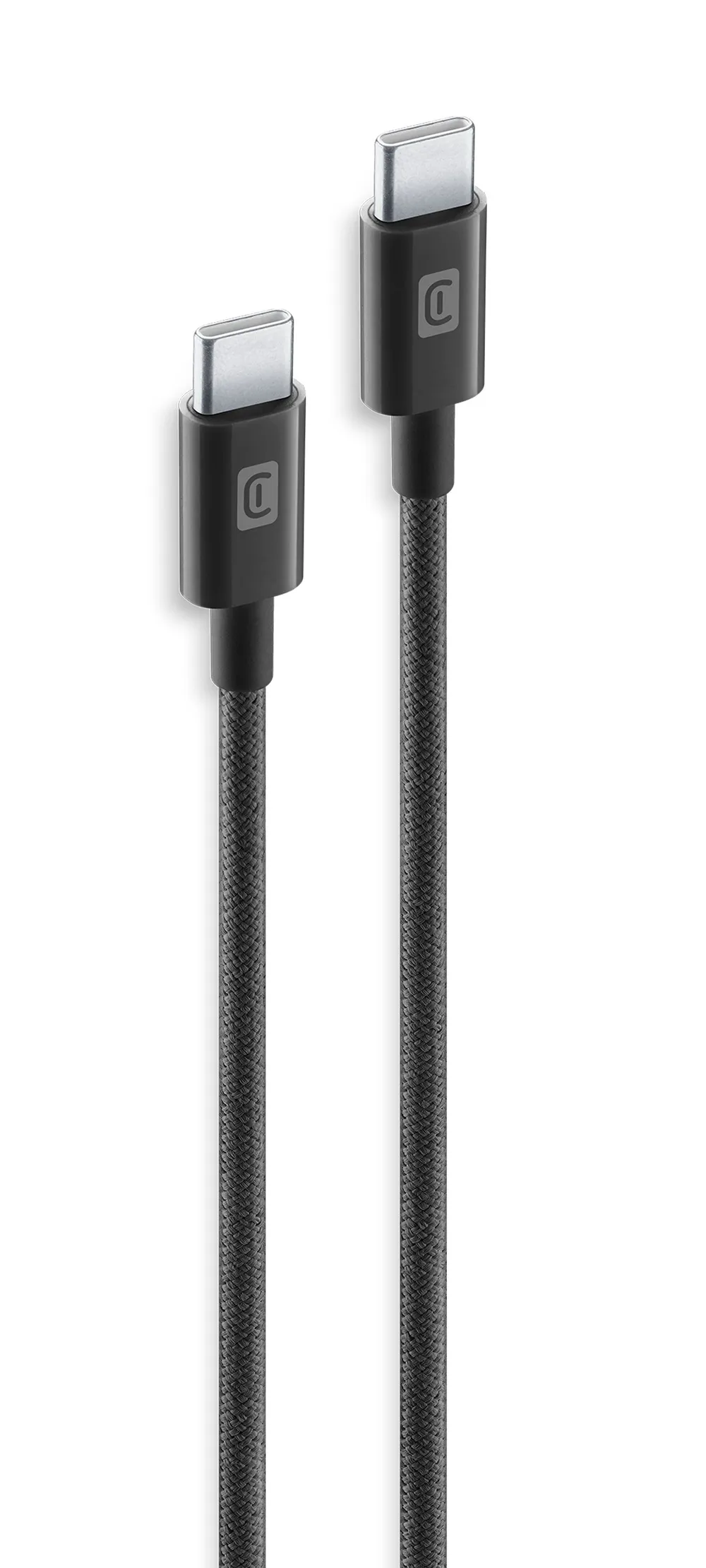 Braided Data Cable 1,5 m USB Typ-C/ Typ-C Black (60904)