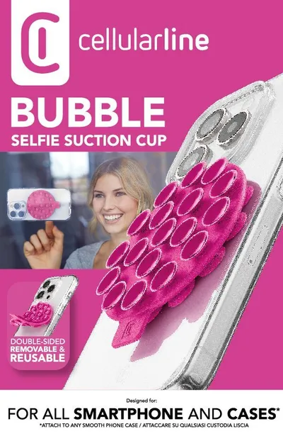 Bubble Selfie Saugnapfhalter Pink (60918)