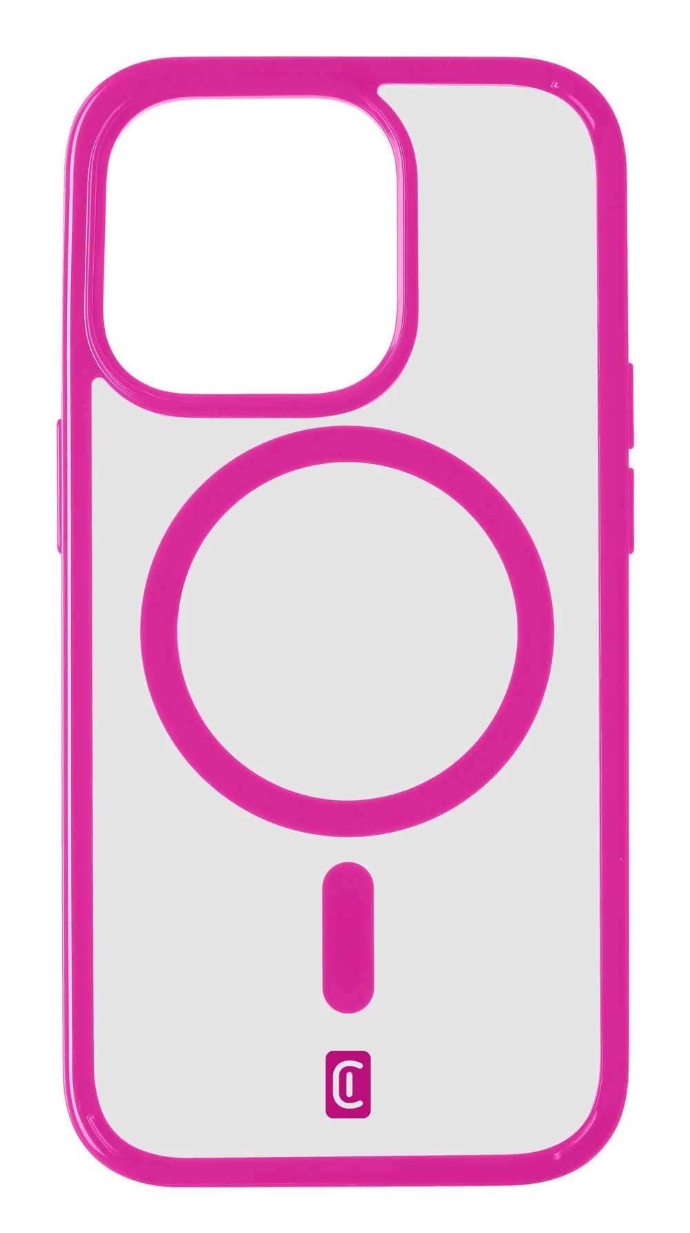 Cellularline Pop Mag - iPhone 15 Pro Max (60547) Fuchsie/Transparent