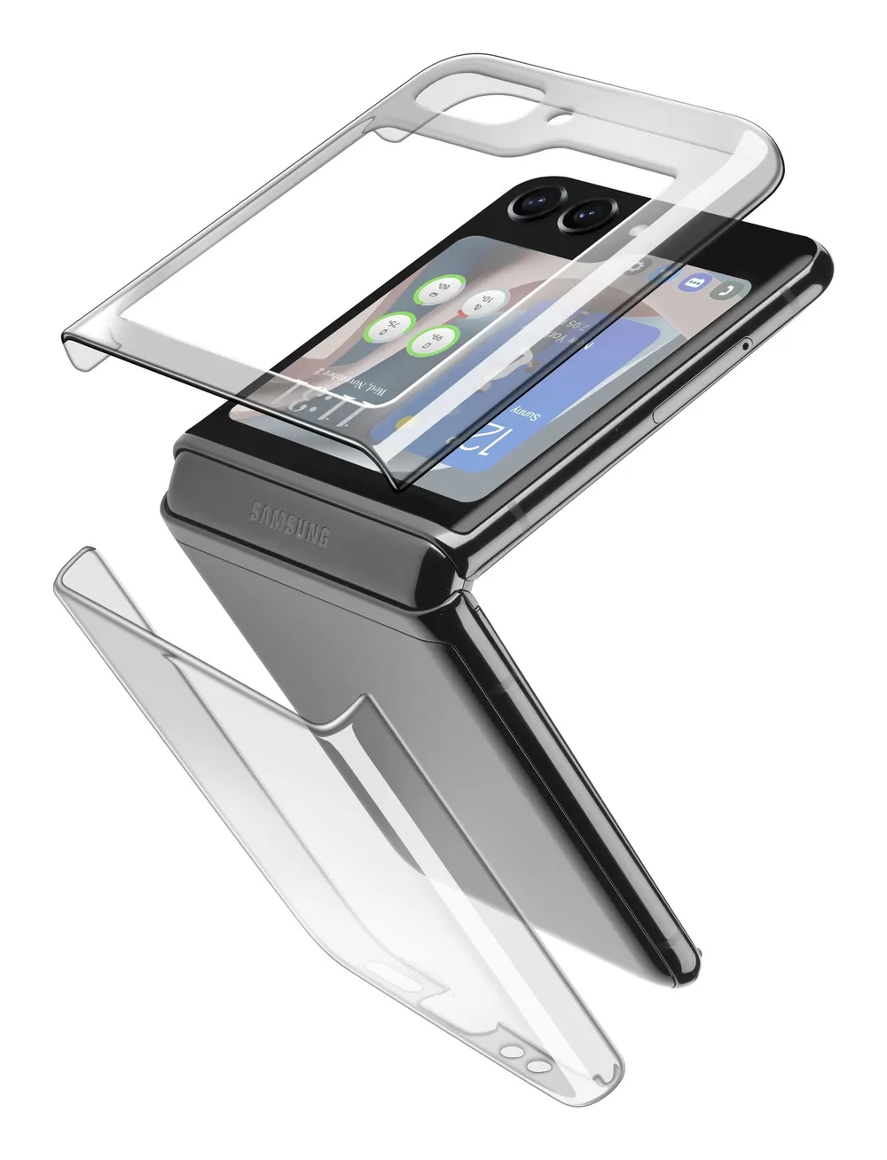 Clear Case Samsung Z Flip5 (60564) Handyhülle