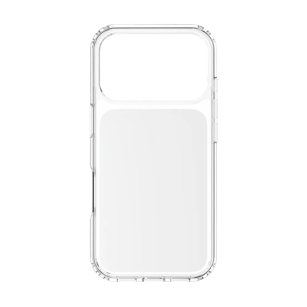 CUBE MAG - iPhone 17 Pro MagSafe-Hülle mit farbiger Platte, transparent oder mit halbtransparenten Rändern