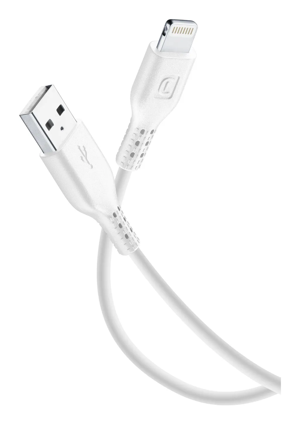 Datenkabel USB 2.0 - Lightning-Anschluss weiß 2m (60184)