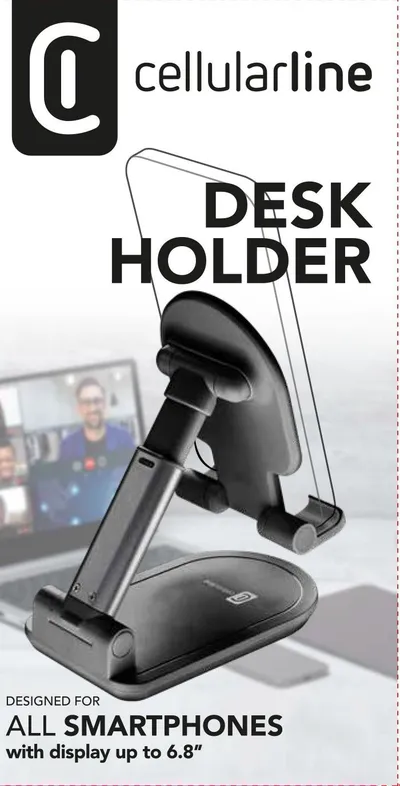 Desk Holder - Universal für Smartphones and Tablets BLACK (60194)