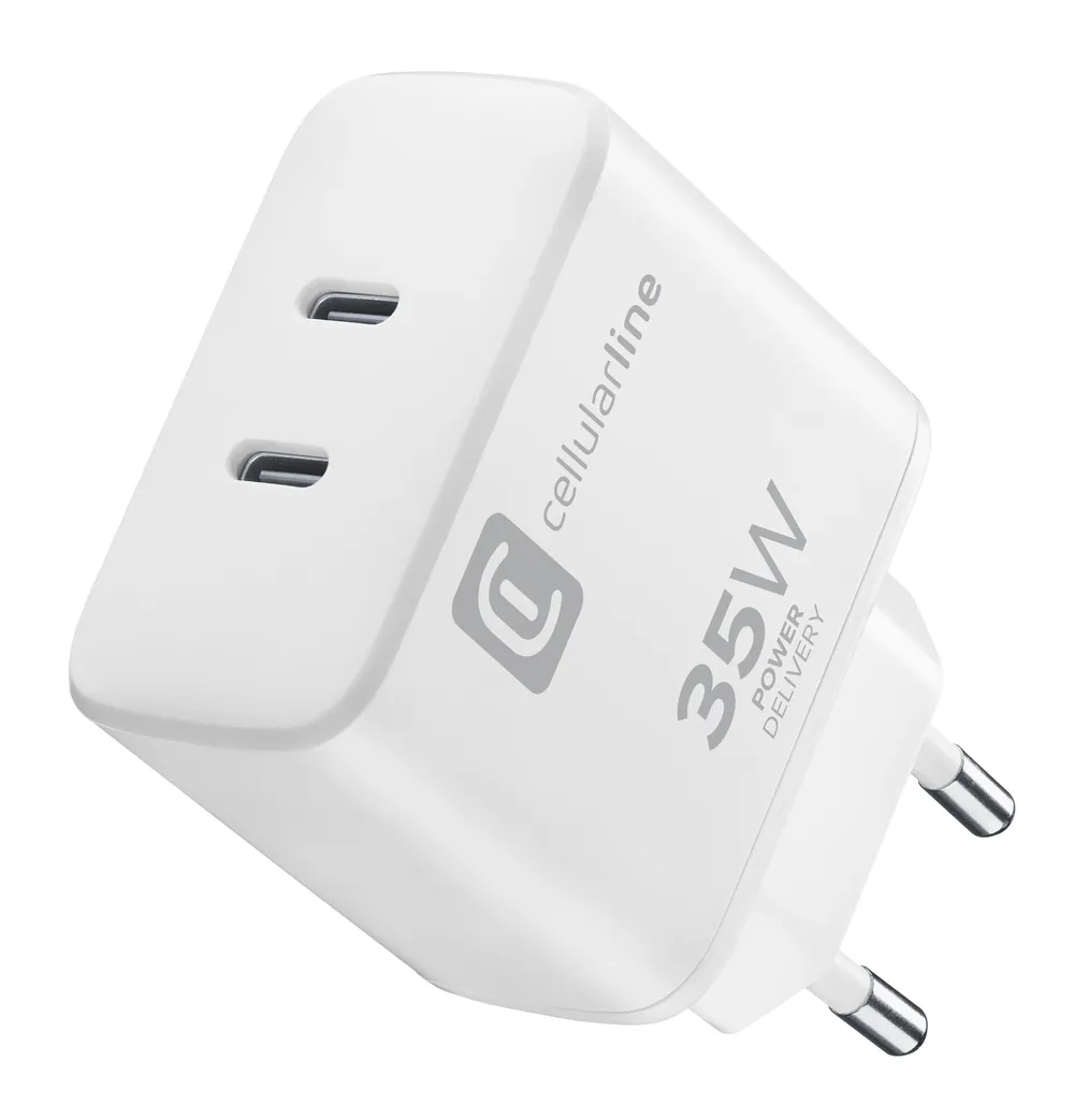 Dual Port Travel Charger 35W White (60125)