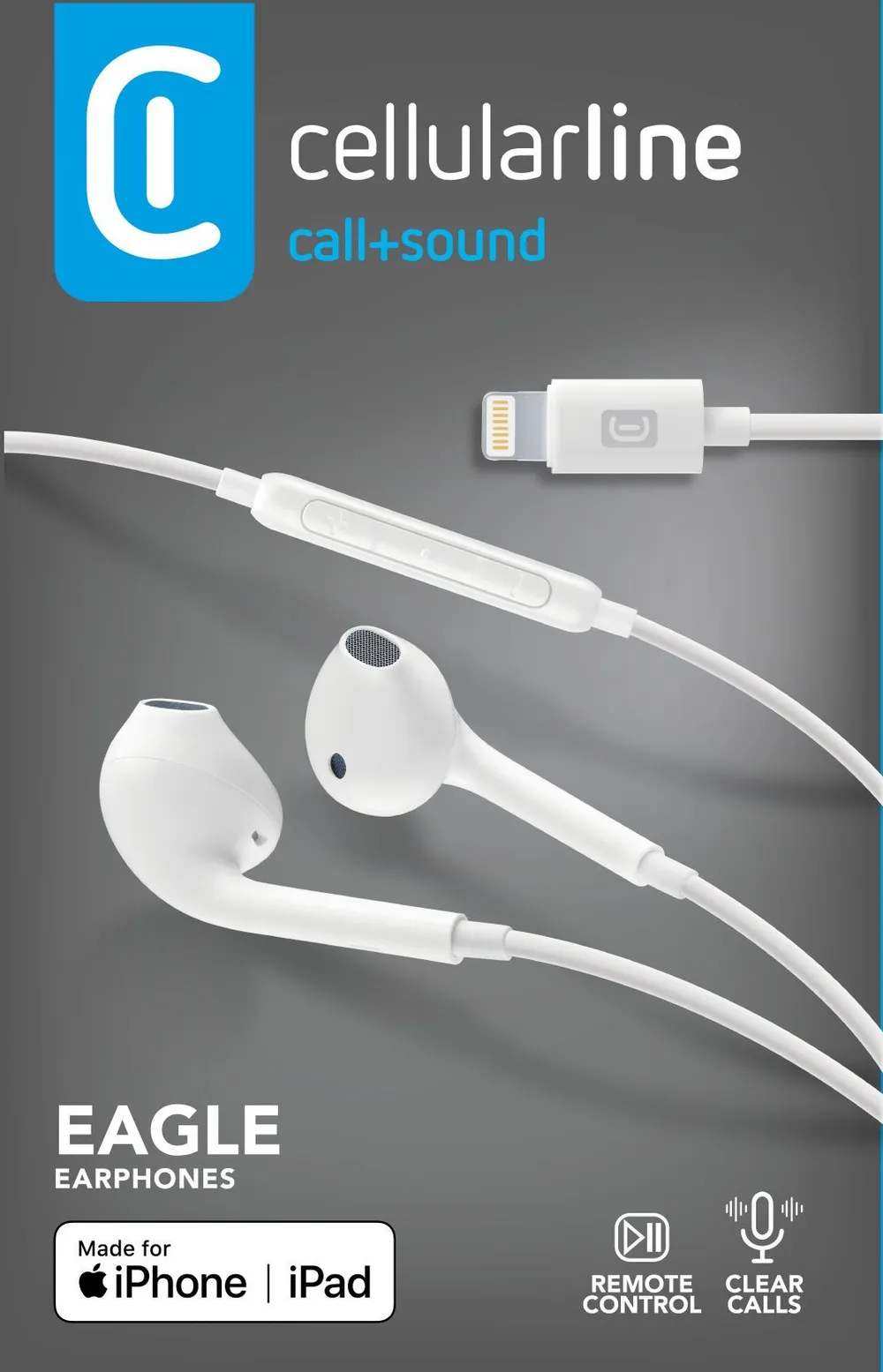 Earphones Eagle für Apple iPhone weiß (60717) In-Ear Kopfhörer