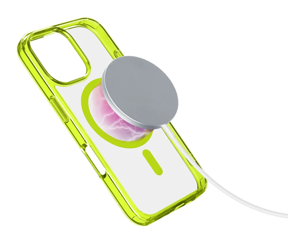 Iconic MAG MagSafe Case für Apple iPhone 16 Pro Lime (60965) Handyhülle