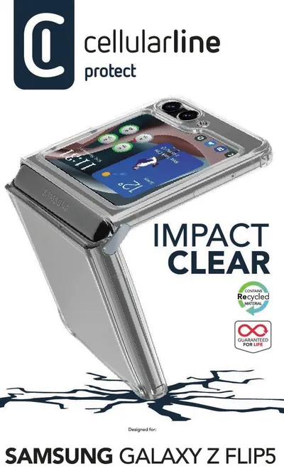 Impact Clear Case Samsung Z Flip5 (60565) Handyhülle