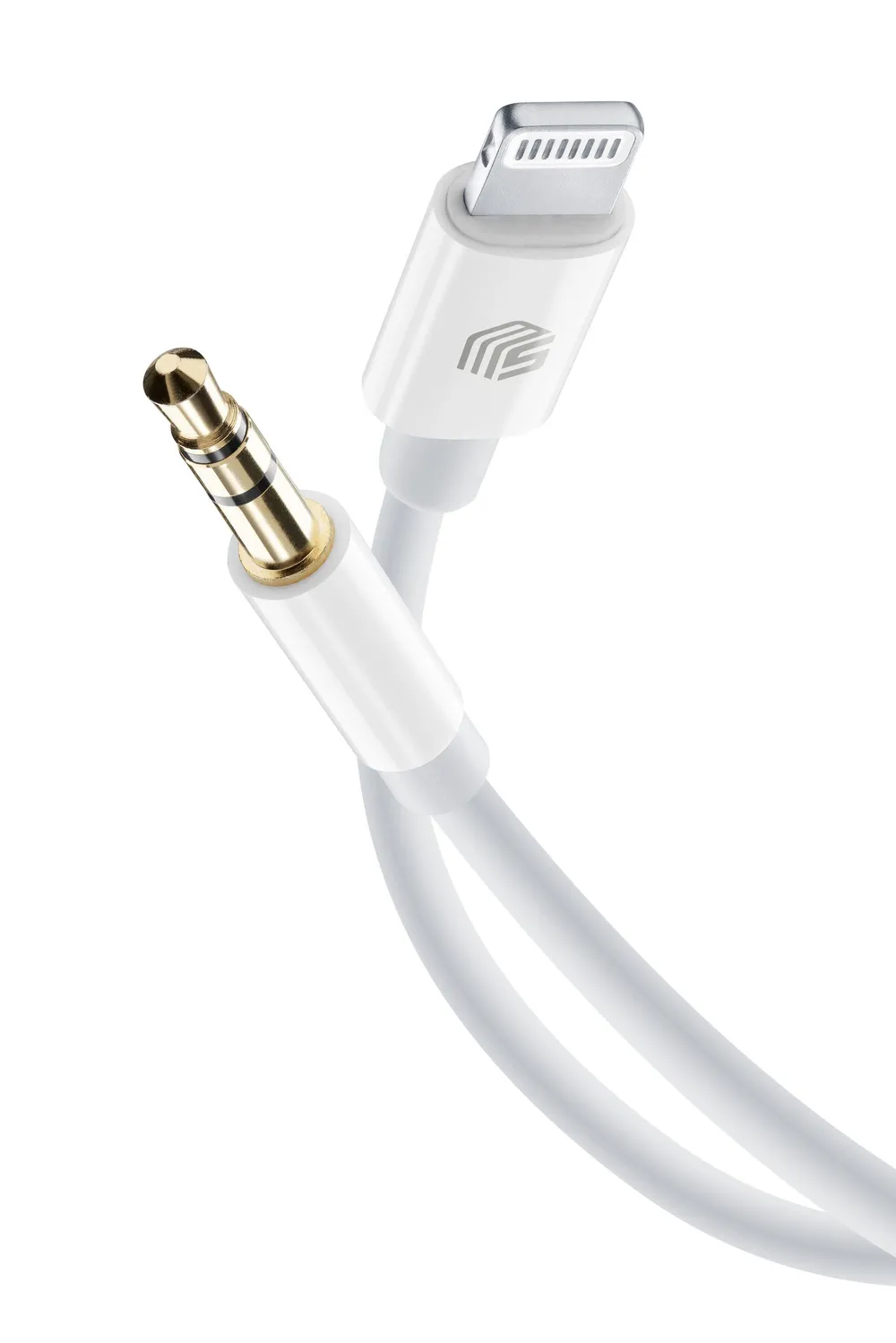 MFI Audio Cable 3,5mm Klinkenanschluss/ Lightning White (60747)
