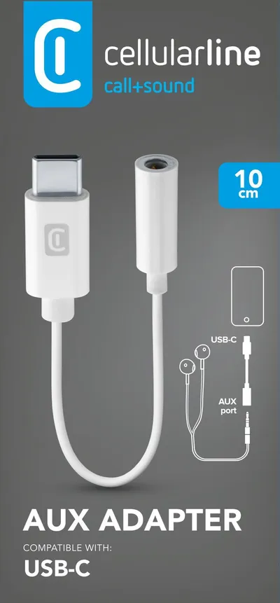 MUSIC ENABLER, Audio-Adapter für Smartphone mit USB-Type-C™ Anschluss, weiß (60747)