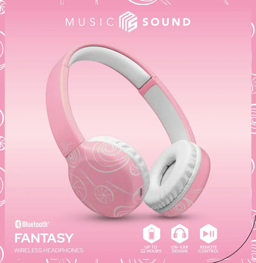 Music & Sound Bluetooth Headphone Fantasy Sweet (61054) On-Ear Kopfhörer