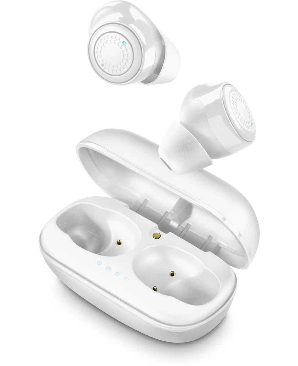 PETIT kabellose Stereo in ear Kopfhörer mit Lade-Box weiß (60584)