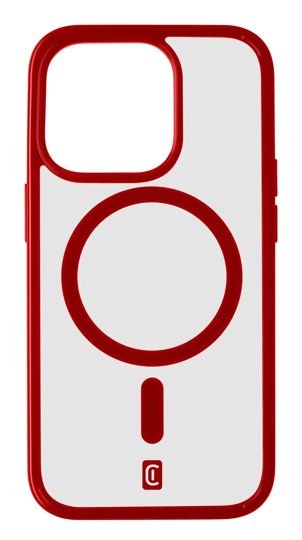 Pop MagSafe Case MAG für Apple iPhone 15 Pro Rot/Transparent Handyhülle