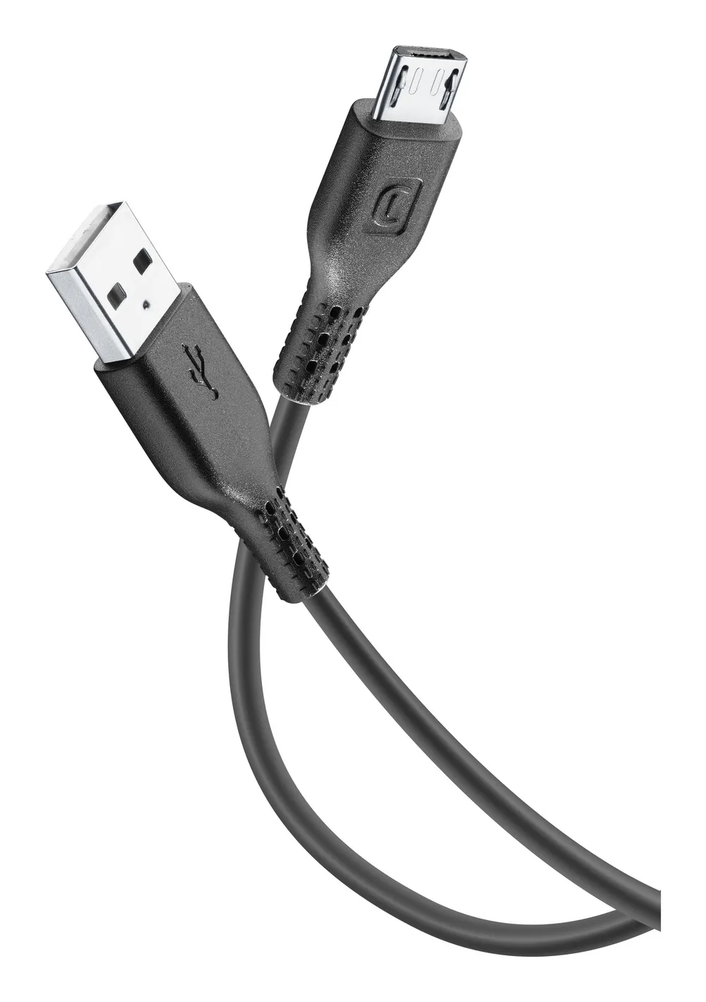 Power Data Cable 0,6 m USB-A/ Micro-USB Black