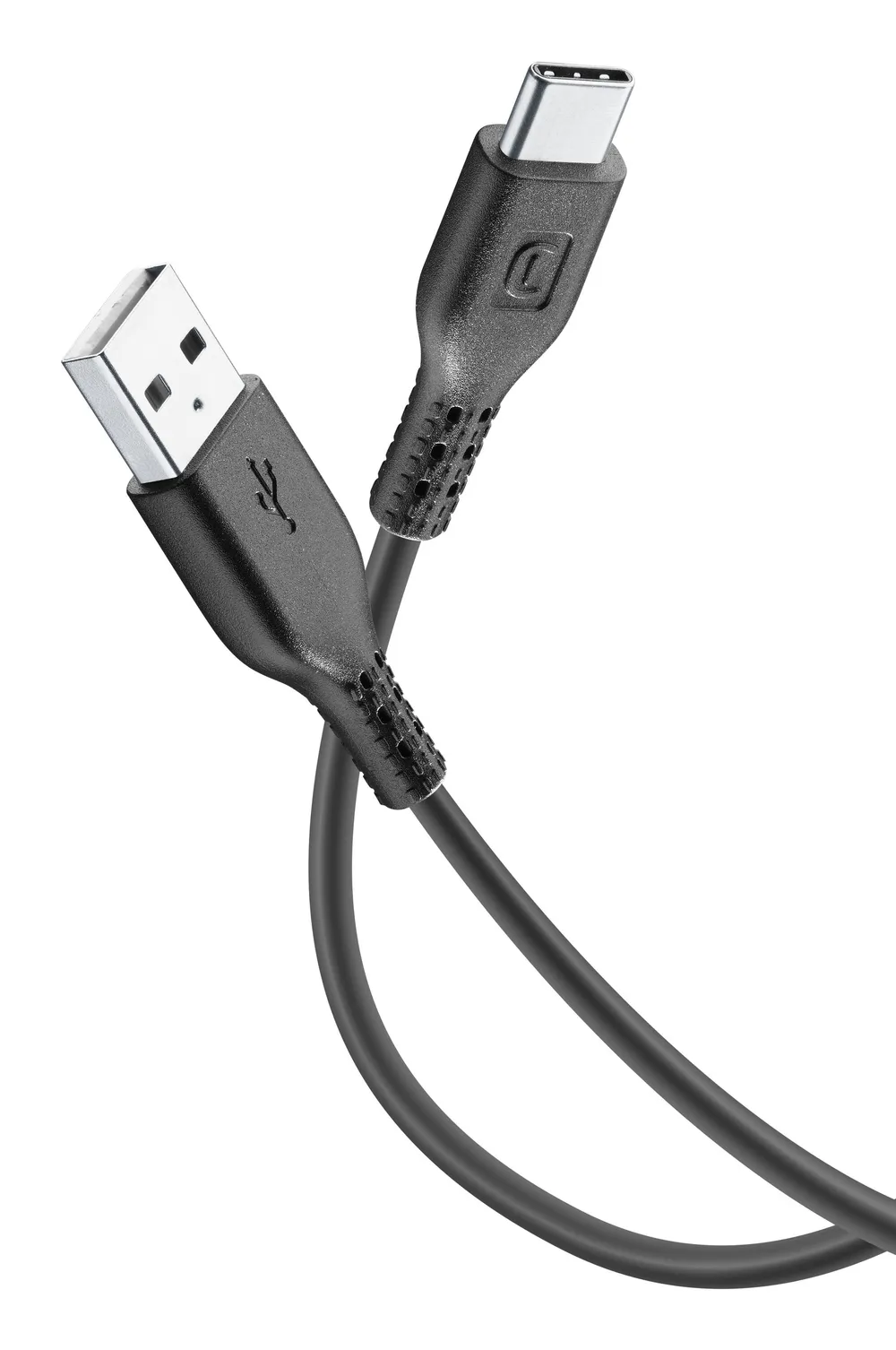 Power Data Cable 1,2 m USB-A/ Typ-C Black (60294)