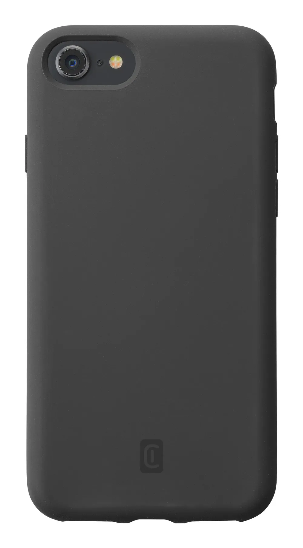SENSATION Silikon Case mit soft touch Oberfläche für iPhone 7 und iPhone 8, schwarz (60130)