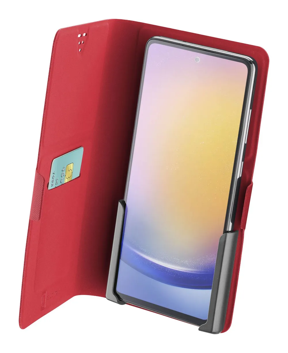 Slide & Click Universal Book Case Size M Red (61151) Handyhülle