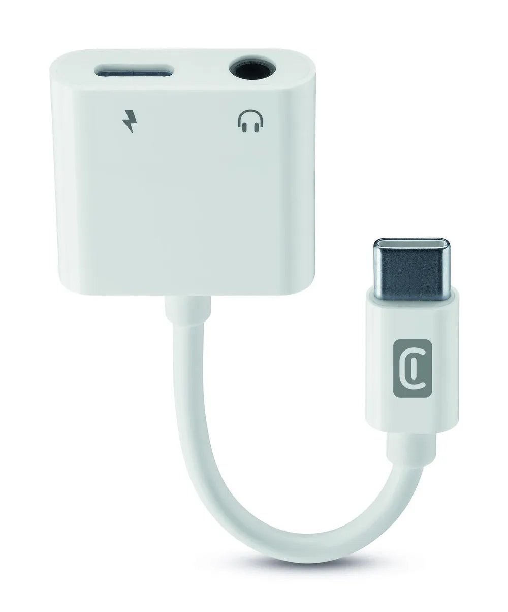 Sound & Charge Typ-C/ 3.5mm Adapter White (60817)