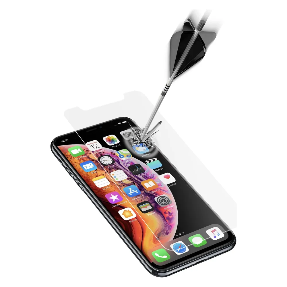 Cellularline Second Glass Ultra (1 Stk., Apple iPhone XS Max)