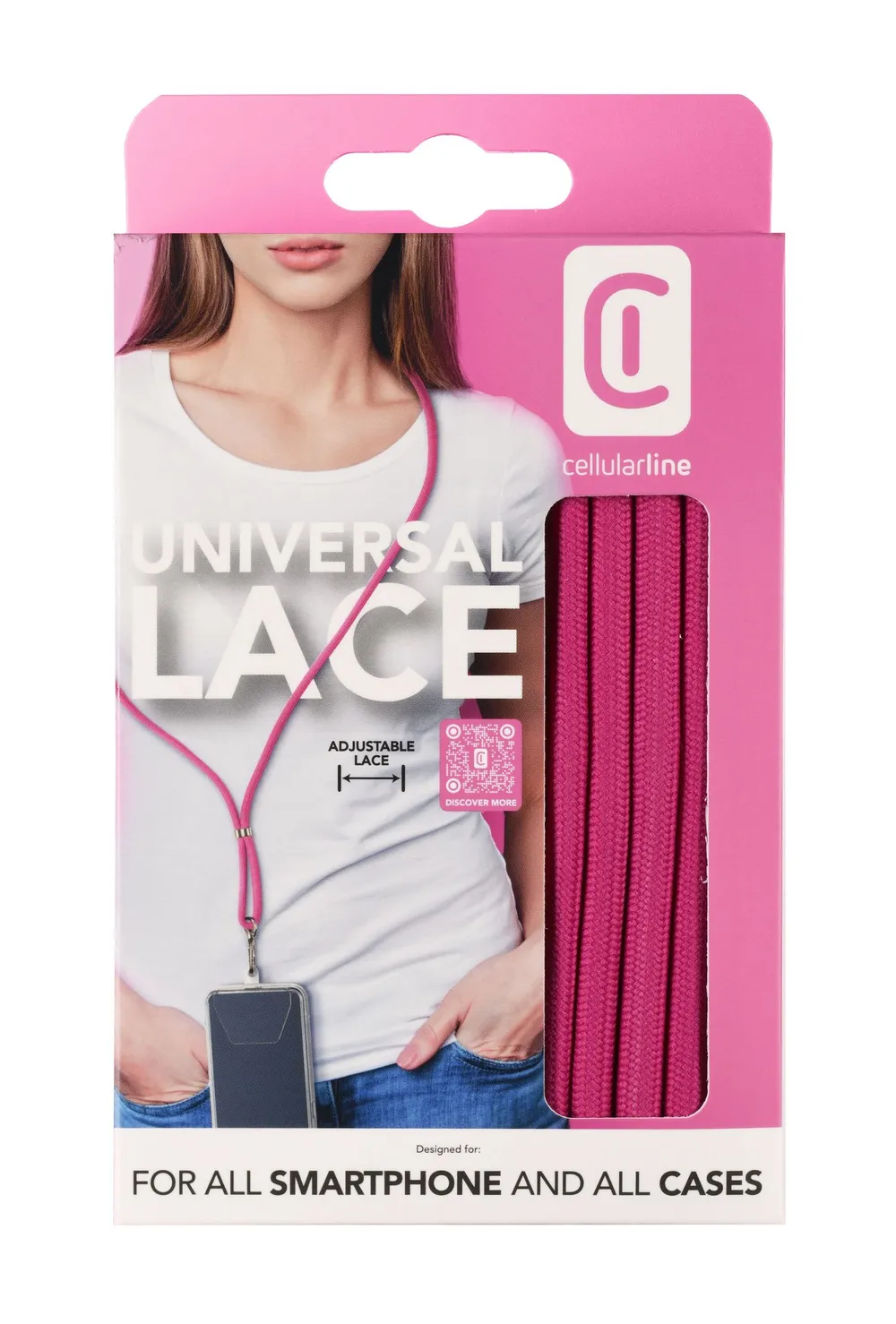 Universal Necklace Strap Lace Pink (60641)