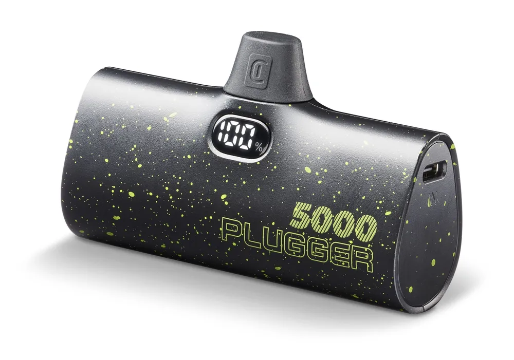 USB-C Power Bank PLUGGER 5000 Black