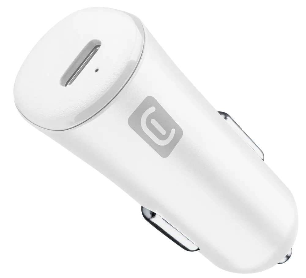 USB Typ-C Car Carger 20W White (60068) Autoladegerät
