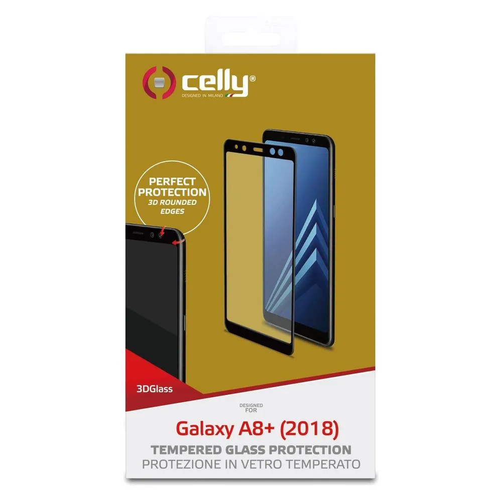 Celly 3D Glas Klar Samsung Bildschirmschutzfolie 1 Stück (1 Stk.
