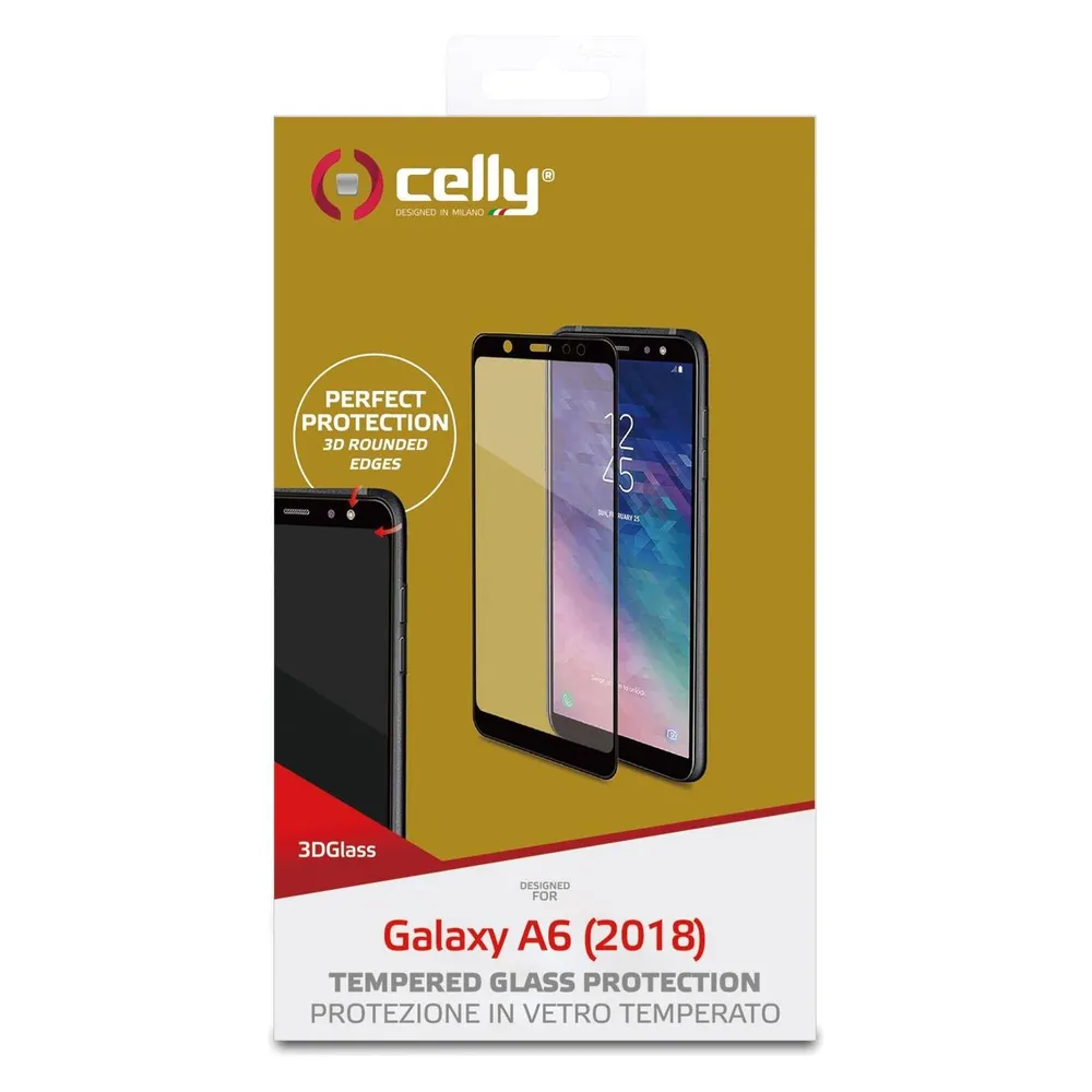 Celly 3D Glas Klar Samsung Bildschirmschutzfolie 1 Stück (1 Stk.