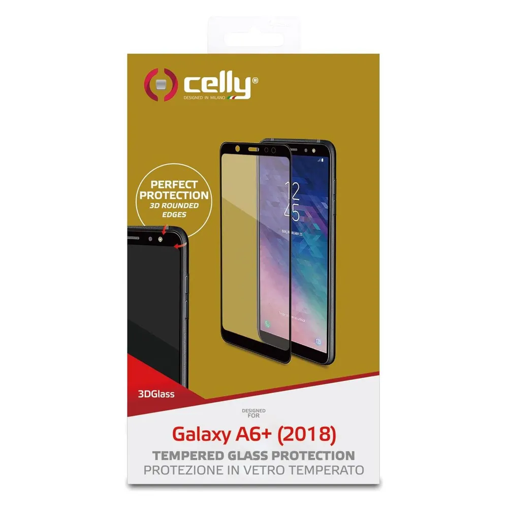Celly 3D Glas Klar Samsung Bildschirmschutzfolie 1 Stück (1 Stk.