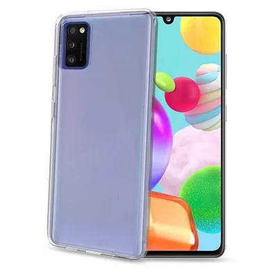 Celly Gelskin Transparente Silikonhülle für Samsung Galaxy A41