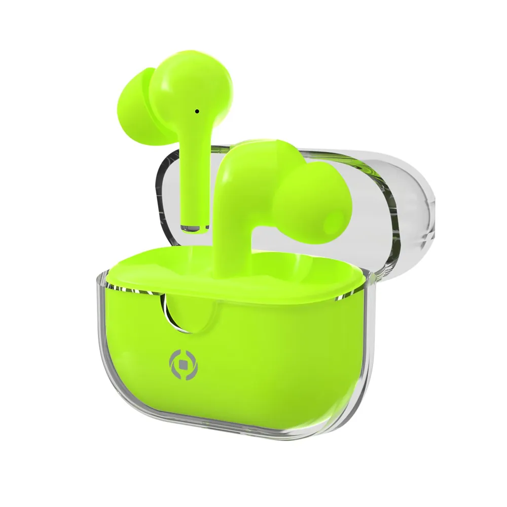 Auricular Celly CLEAR True Wireless Stereo TWS Bluetooth 5.3 20-20000 Hz Grün
