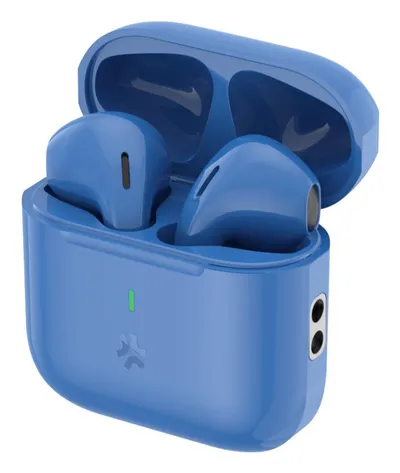 Celly Compact Bluetooth 5.3 True Wireless Kopfhörer für Anrufe und Musik Blau