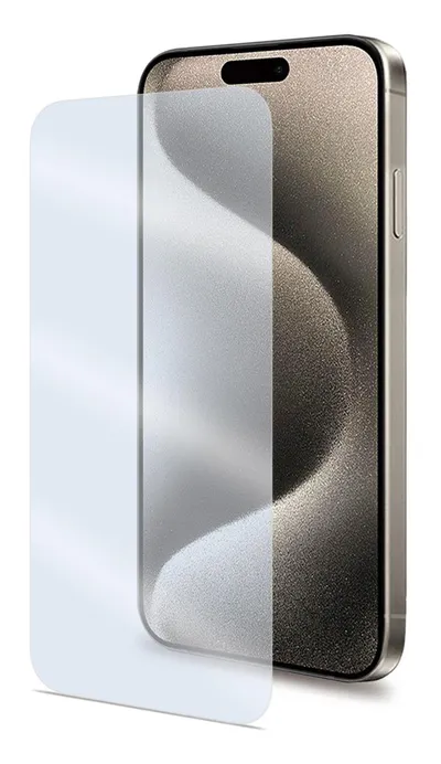 Display-Schutzfolie Celly EASY1078 für Apple iPhone 16, Gehärtetes Glas 9H, Transparent